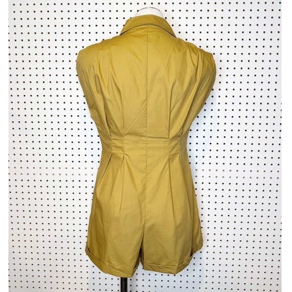 Deluc | Khaki Sleeveless Short Romper Sz. XS - Picture 2 of 8